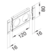 Product Drawing Maskownice 2-krotne, ABS bezhalogenowe (HFR) Product Drawing Maskownice 2-krotne, ABS bezhalogenowe (HFR)