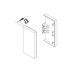 Product Drawing BRP65170 końcówka PVC