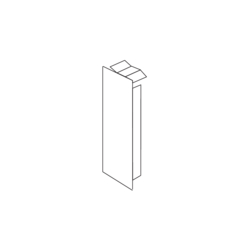 Product Drawing LFH20020 końcówka PC/ABS