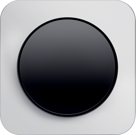 Aluminium, naturalny anodyzowany / Tworzywo, czarny połysk