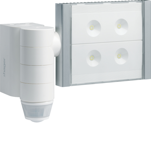 EE600 Czujniki ruchu Lampa LED 60W,  z czujnikiem ruchu 220°/360°, biały
