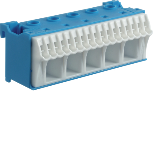 KN22N QuickConnect Blok samozacisków neutralny,  niebieski,  5x16+17x4mm2, szer. 90mm