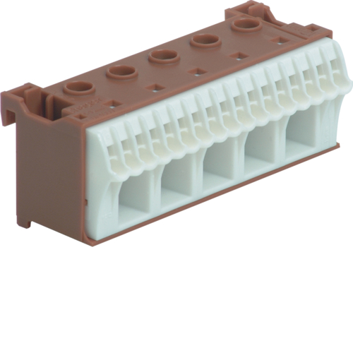 KN22P QuickConnect Blok samozacisków fazowy,  brązowy,  5x16+17x4mm2, szer. 90mm