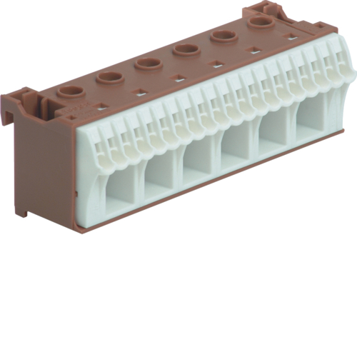 KN26P QuickConnect Blok samozacisków fazowy,  brązowy,  6x16+20x4mm2, szer. 105mm