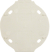 133119 Serie 1930 Płytka denka samogasnąca 1-krotna,  biały