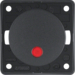 937522505 Ctrl on/off switch 2p impr &quot;0&quot;, red lens,  Integro - Design Flow/Pure,  anth m
