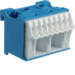 KN10N QuickConnect Blok samozacisków neutralny,  niebieski,  2x16+8x4mm&sup2;, szer. 45mm