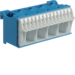 KN18N QuickConnect Blok samozacisków neutralny,  niebieski,  4x16+14x4mm&sup2;, szer. 75mm