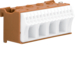 KN18P QuickConnect Blok samozacisków fazowy,  brązowy,  4x16+14x4mm&sup2;, szer. 75mm