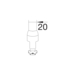 Product Drawing Łącznik kanału narożnego EK 40040 do SL 20055 końcówka z wyprowadzeniem dla kanałów pod kątem ABS Product Drawing Łącznik kanału narożnego EK 40040 do SL 20055 końcówka z wyprowadzeniem dla kanałów pod kątem ABS